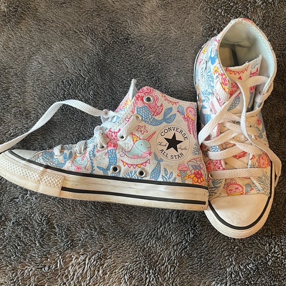 Girls Mermaid Converse - Picture 3 of 5